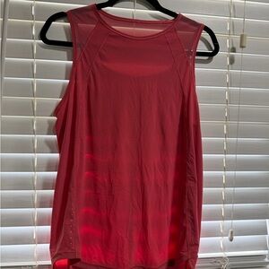 lululemon athletica Red Tank Top